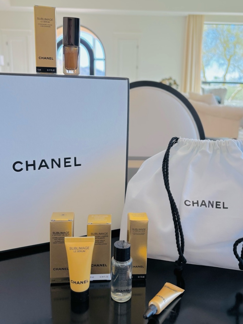 CHANEL Sublimage 5 Piece Skincare Set + Box